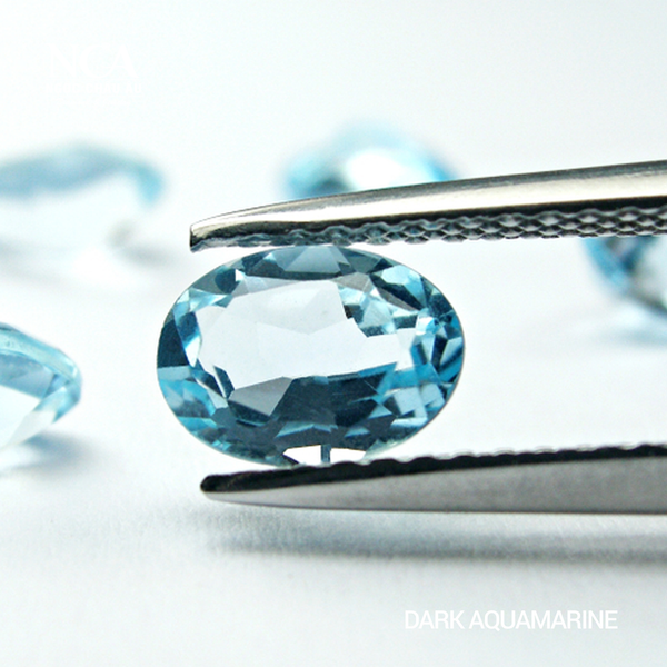  Dark Aquamarine - Oval 18x13mm 