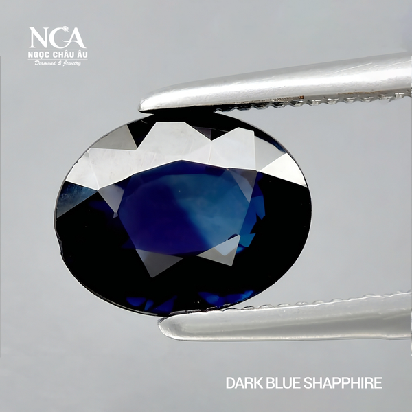  Dark Blue Shapphire - Oval 18 x13mm 