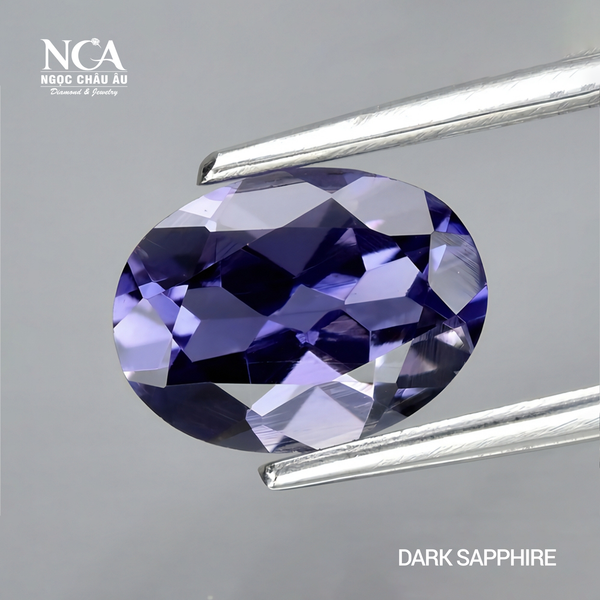  Dark sapphire - Oval 7x9 mm 