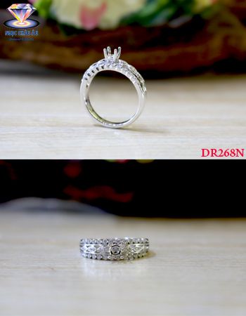  Nhẫn Kim cương thiên nhiên DR268N 