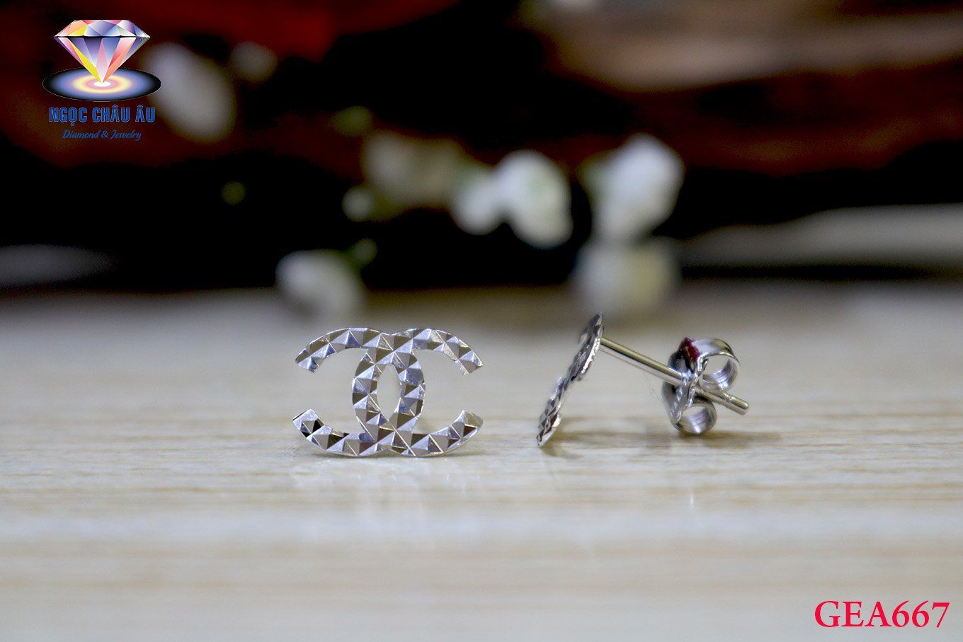  Hoa Tai Vàng Ý GEA667 