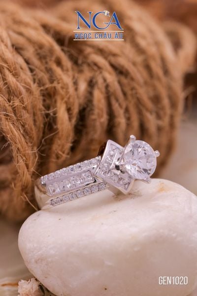  Nhẫn nữ Vàng Ý GEN1020 