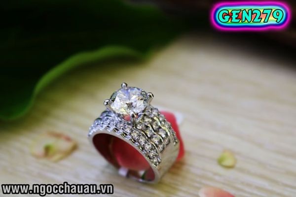  Nhẫn nữ Vàng Ý GEN279 