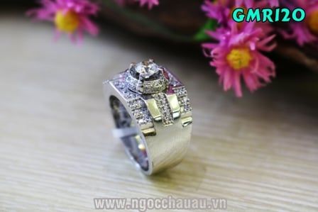 Nhẫn Nam Vàng Ý GMR120