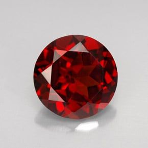 Đỏ Garnet nhân tạo - Viên Round