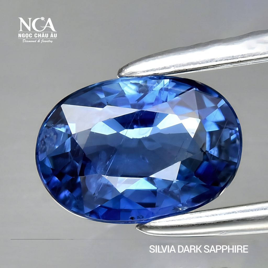  Silvia Dark sapphire - Oval 7X9 mm 