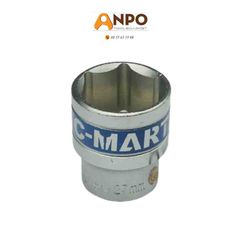 Đầu típ lục giác ngắn 1/2'' 27mm Cmart F0029A-6-27