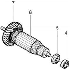 Rotor máy mài góc 9556HN, 9558NH Makita 515613-9