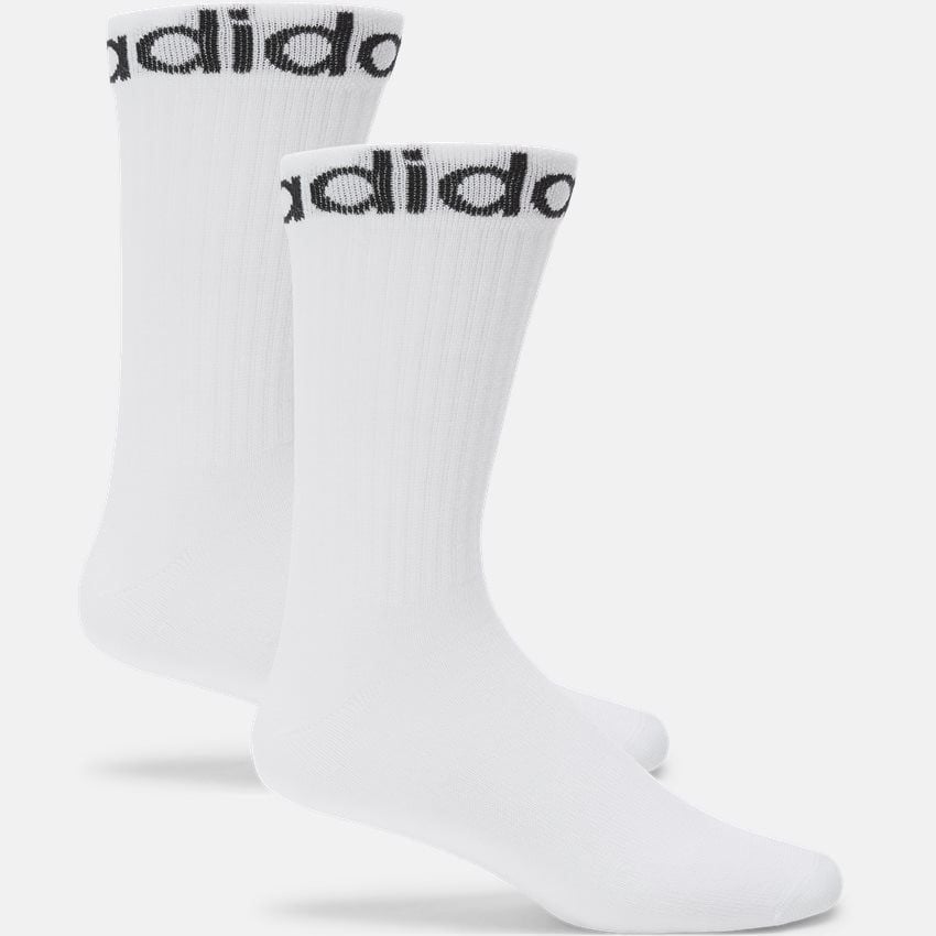 Adidas chính hãng - LINEAR CUFF CREW SOCKS 2 PAIRS