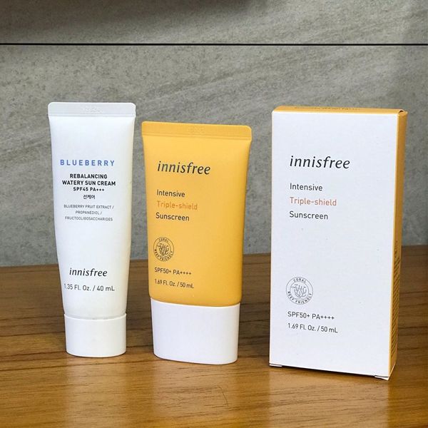  (Mẫu Mới) Kem chống nắng hàng ngày Innisfree Intensive Triple Shield Sunscreen SPF50+ PA++++ 