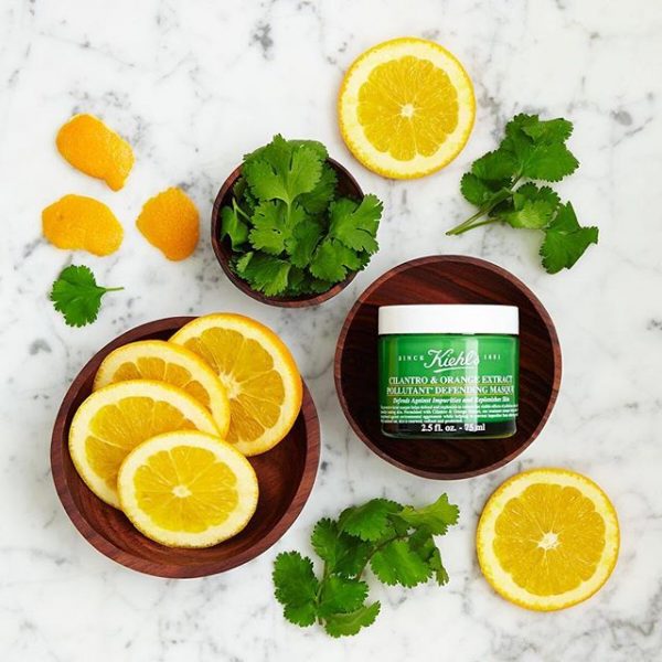 Mặt Nạ Ngủ Kiehl’s Cilantro & Orange Extract Pollutant Defending Masque