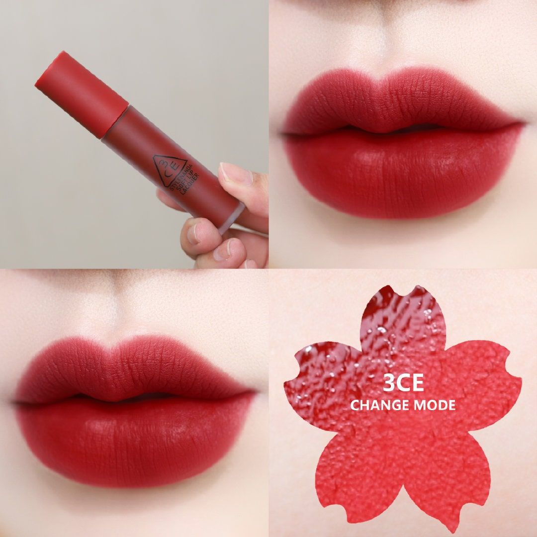  Son Kem Lì 3CE Soft Lip Lacquer #CHANGE MODE 