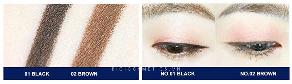 Bảng Màu Bici Đang Có Kẻ Mắt "Siêu" Không Trôi Super Proof Automatic Eyeliner 1