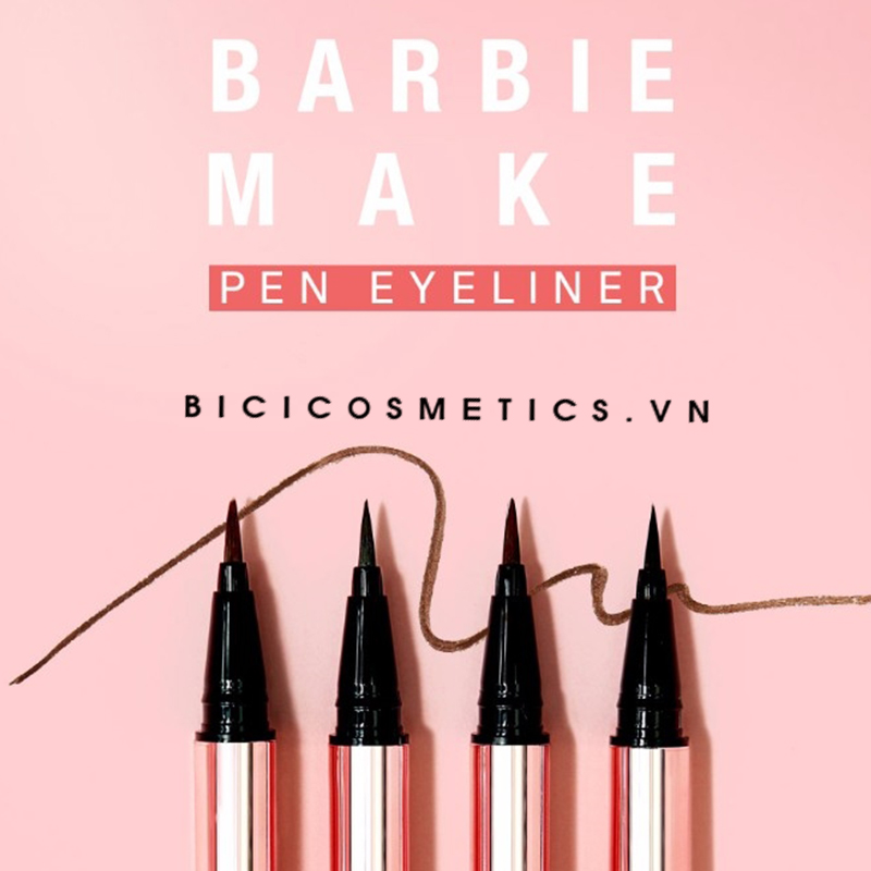 Kẻ Mắt Nước Milky Dress Barbie Make Brush Pen Eyeliner 1