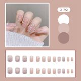  Hộp 24 Móng Tay Giả Đính Hạt, Đá Nails Box Cao Cấp Nội Địa Trung Kèm Keo Dán + Dũa Móng 