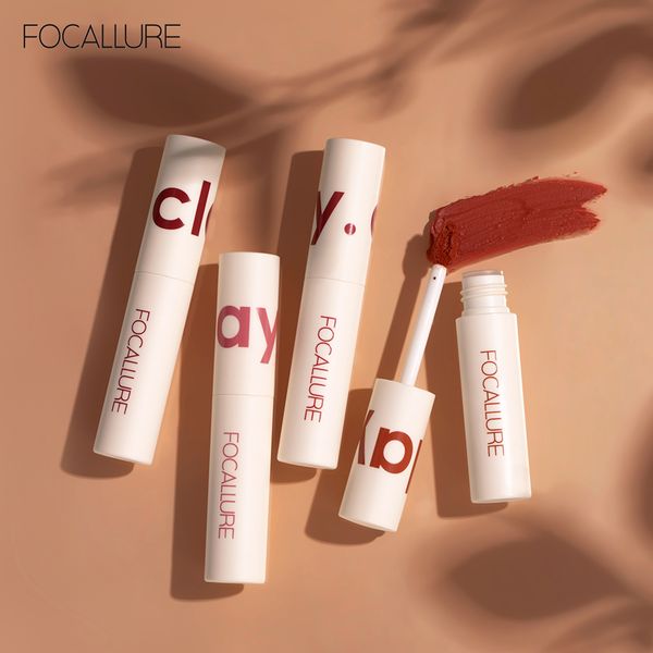  Son Kem Lì Mịn Môi FOCALLURE Clay Pillowy Soft Liquid Lipstick 