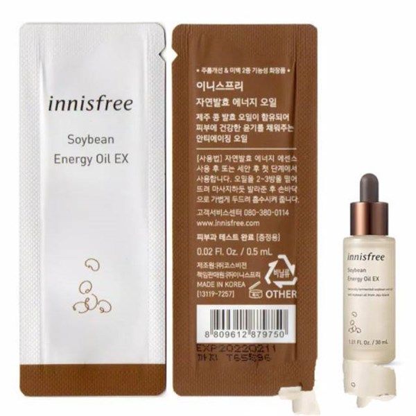  Sample Innisfree Soybean Energy Oil Ex 