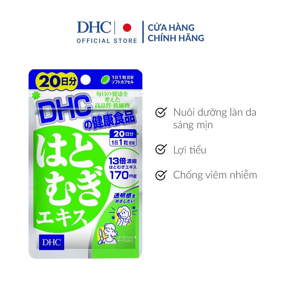 Viên Uống Trắng Da DHC Coix Extract (20 ngày/30 ngày) 