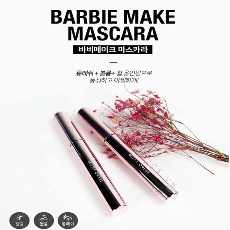 Chuốt mi Milky Dress Barbie Make Mascara
