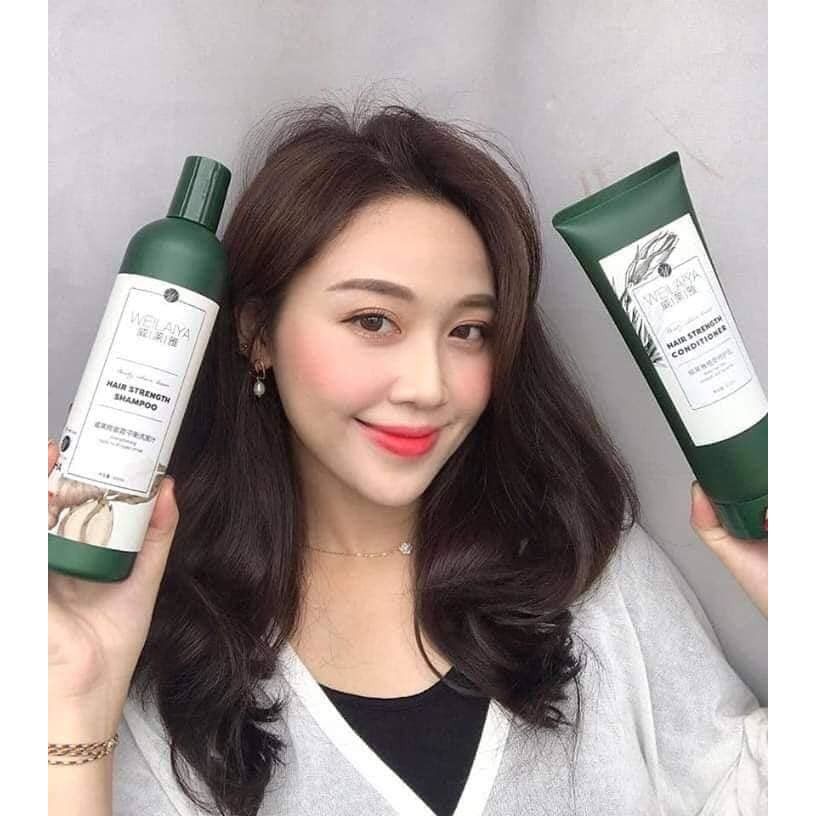  Cặp Gội Xả Gừng Trắng Sạch Dầu Thừa, Giảm Gàu WEILAIYA Ginger Hair Care 