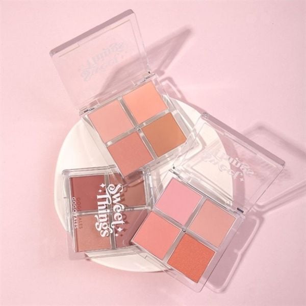  Bảng Phấn Má Hồng 4 Ô GOGO TALES Soft Mist Naked Feeling Blush 