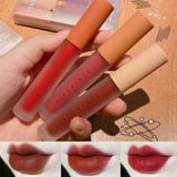  Set 3 Son Kem HERORANGE Fluffy Lip Glaze Nội Địa Trung 