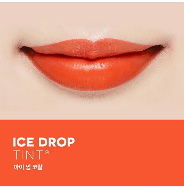 Cam tươi rực rỡ My Thief Coral son Missha Ice Drop Tint 1