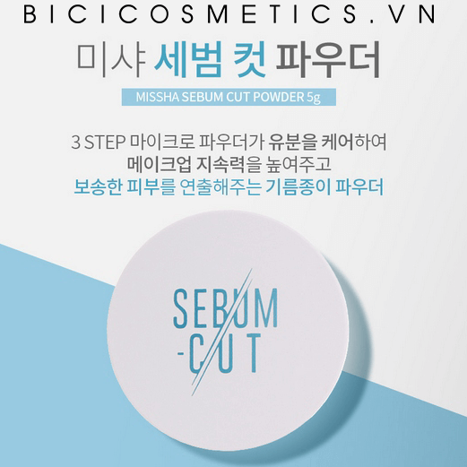 Phấn Phủ Dạng Bột Missha Sebum Cut Powder