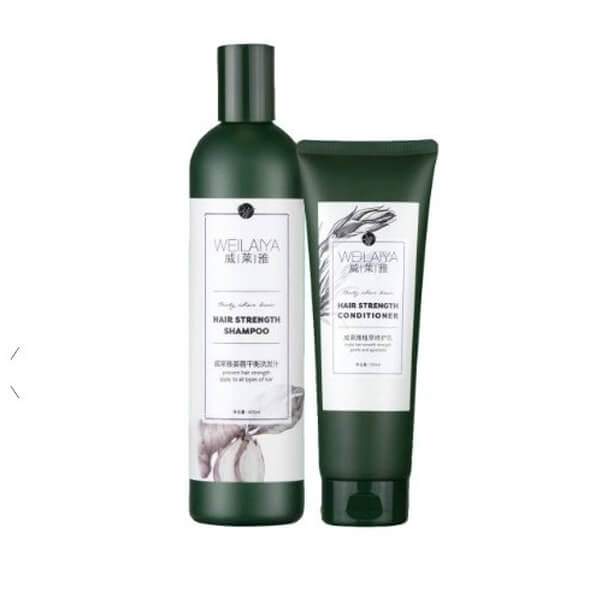 Bộ đôi sản phẩm dầu gội và dầu xả Weilaiya Hair Strength