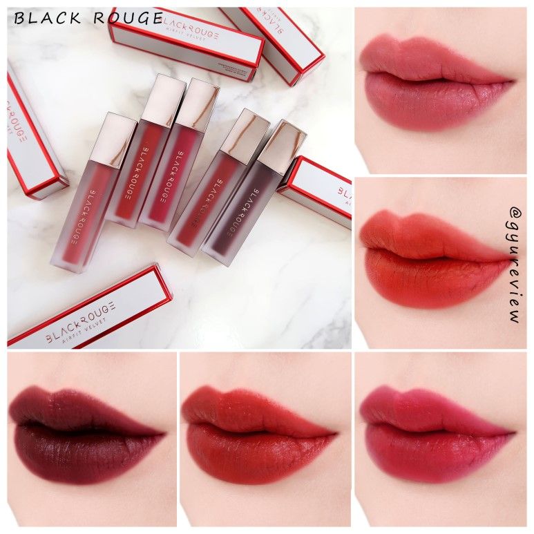  Son Kem Lì Black Rouge Air Fit Velvet Tint Ver 4: Bad Rose X Bad Girl (A18 -> A22) 