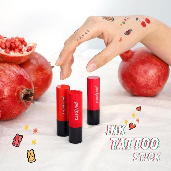  Son Thỏi Siêu Lì Peripera Ink Tattoo Stick 