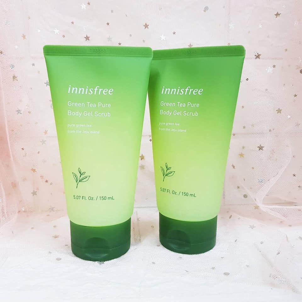  Tẩy Tế Bào Chết Body Toàn Thân Innisfree Green Tea Pure Body Gel Scrub 