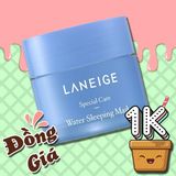  [Đồng Giá 1k Khi Mua Hóa Đơn 800k] Mặt Nạ Ngủ Cung Cấp Nước Laneige Water Sleeping Mask Mini Size 