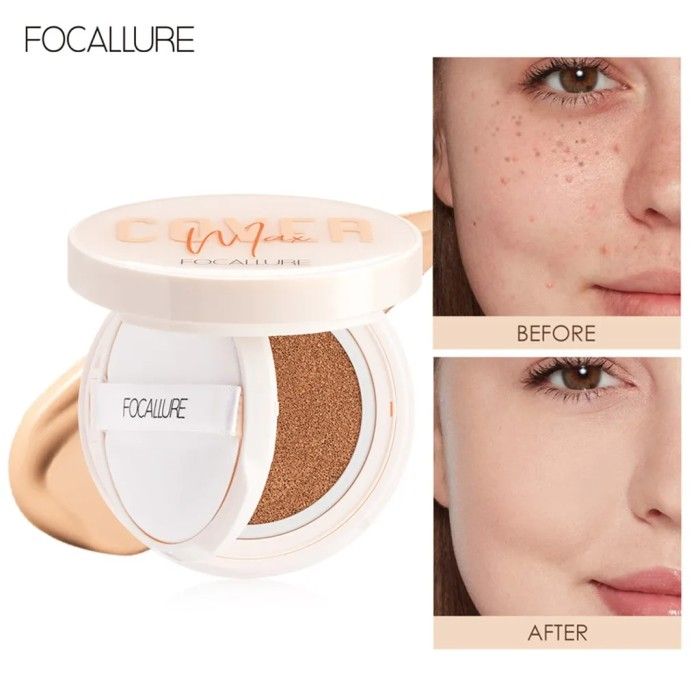  Phấn Nước Che Phủ Kiềm Dầu FOCALLURE Covermax Longlasting Cushion Foundation 