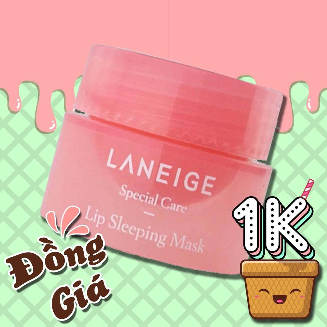  [Đồng Giá 1k Khi Mua Hóa Đơn 700k]  Mặt Nạ Ngủ Dưỡng Môi Laneige Lip Sleeping Mask Mini 