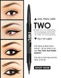  Kẻ Mắt 2 Đầu Sáp/Bút Lông NYX Professional Makeup TWO TIMER Waterproof Liner 