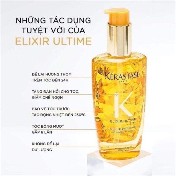  Dầu Dưỡng Tóc Phục Hồi KERASTASE Elixir Ultime Oil Treatment 50ml 