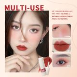  Son Kem Kiêm Má Hồng Lâu Trôi KIMUSE Lip To Cheek Blush & Lip Tint 