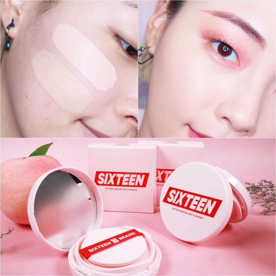  Phấn Nước Dưỡng Ẩm 16Brand By Chosungah 365 Cushion SPF50+/PA+++ - DATE 10.2022 