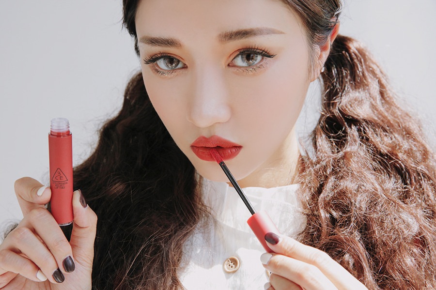 Son 3CE Velvet Lip Tint Daffodil ( Đỏ Đất ) 2 Son 3CE Velvet Lip Tint Daffodil ( Đỏ Đất ) 1