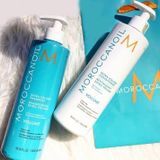  Bộ Dầu Gội Xả Tăng Phồng Moroccanoil Volume & Shine 500ml - Tặng Kém 1 Dưỡng Tóc 50ml 