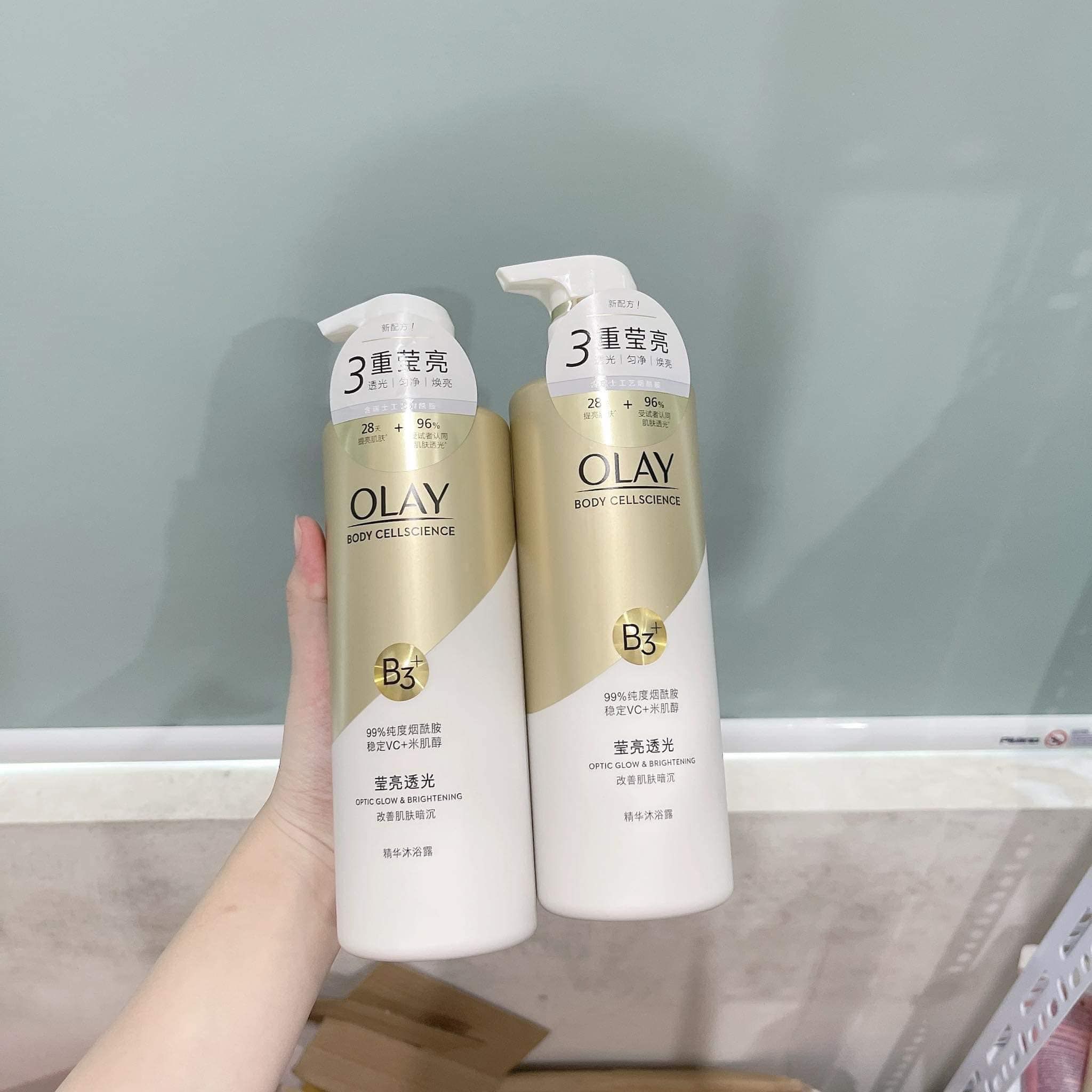  Sữa Tắm Dưỡng Trắng Da OLAY B3 + Vitamin C 500g - Đài Loan 