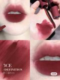  Son Kem Lì 3ce The United Gestures Of Spirited Kinetics Velvet Lip Tint #Definition (Phiên Bản Giới Hạn) 