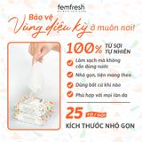  Khăn Ướt Vệ Sinh Vùng Kín Hằng Ngày FEMFRESH Intimate Skin Care Daily Wipes - 10 Tờ ( Có Tem Phụ) 