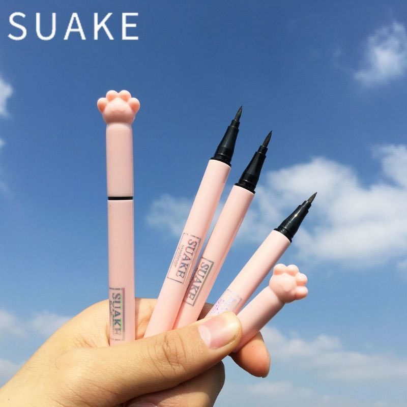  Bút Kẻ Mắt Chân Mèo Không Trôi SUAKE Fine Makeup Eyeliner 