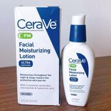  Kem Dưỡng Ẩm Sáng Da Ban Đêm Dịu Nhẹ CERAVE PM Facial Moisturizing Lotion Ultra Lightweight - 89ml 