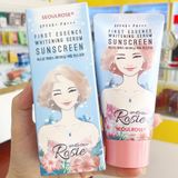  Kem chống nắng ROSIE SeoulRose First Essence Whitening Serum Sunscreen SPF45 PA+++ 