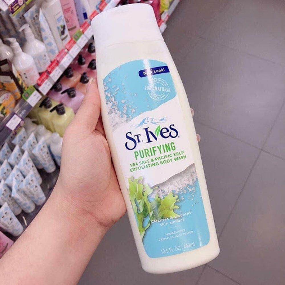  Sữa Tắm St.Ives Body Wash 709ml - Tặng kèm túi du lịch 