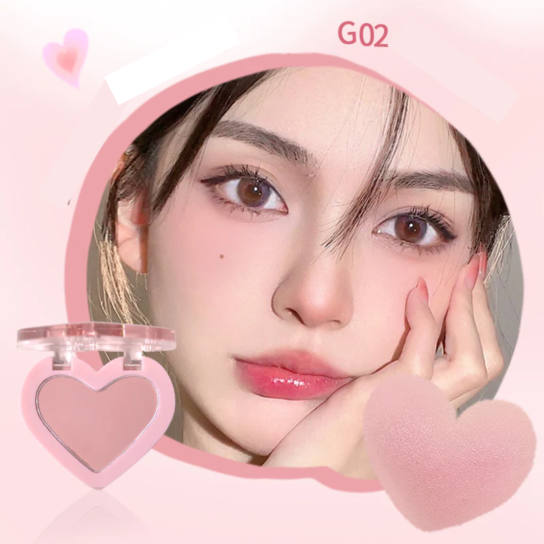  Phấn Má Hồng Trái Tim GOGO TALES Flower Blooming Powder Blusher (GT627) 