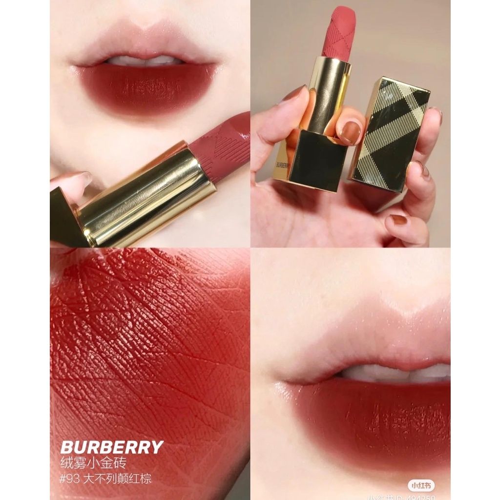  Son Thỏi Lì BUR-BERRY Kisses Matte Lip Colour 